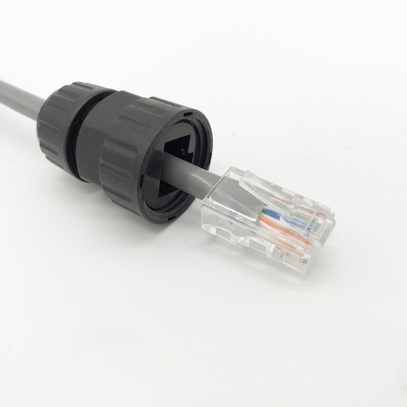 sealed circular RJ45 Ethernet Connector 