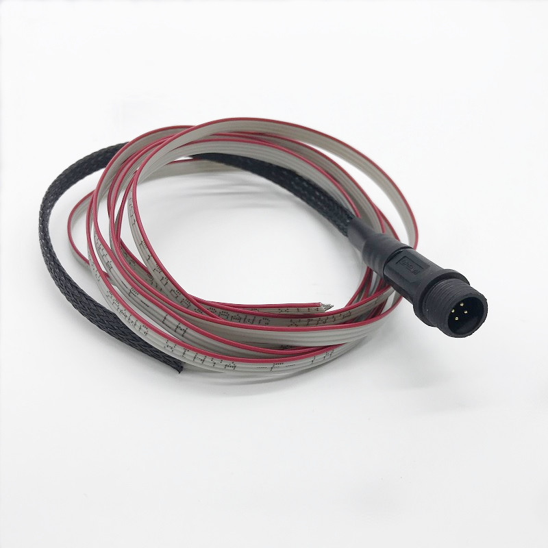 Waterproof Male 4 Pin Connector Wire Harness 