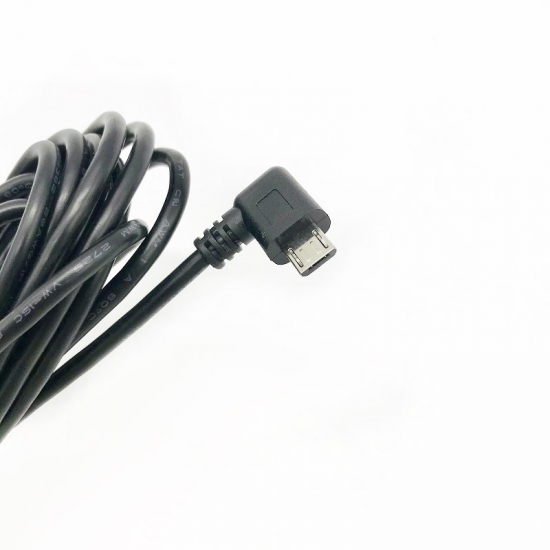 UL Approved 28AWG Right Angle Male Micro B USB cable